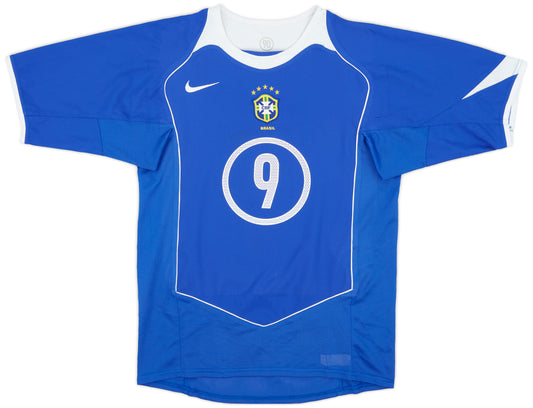 2004-06 Brazil Away Shirt Ronaldo #9