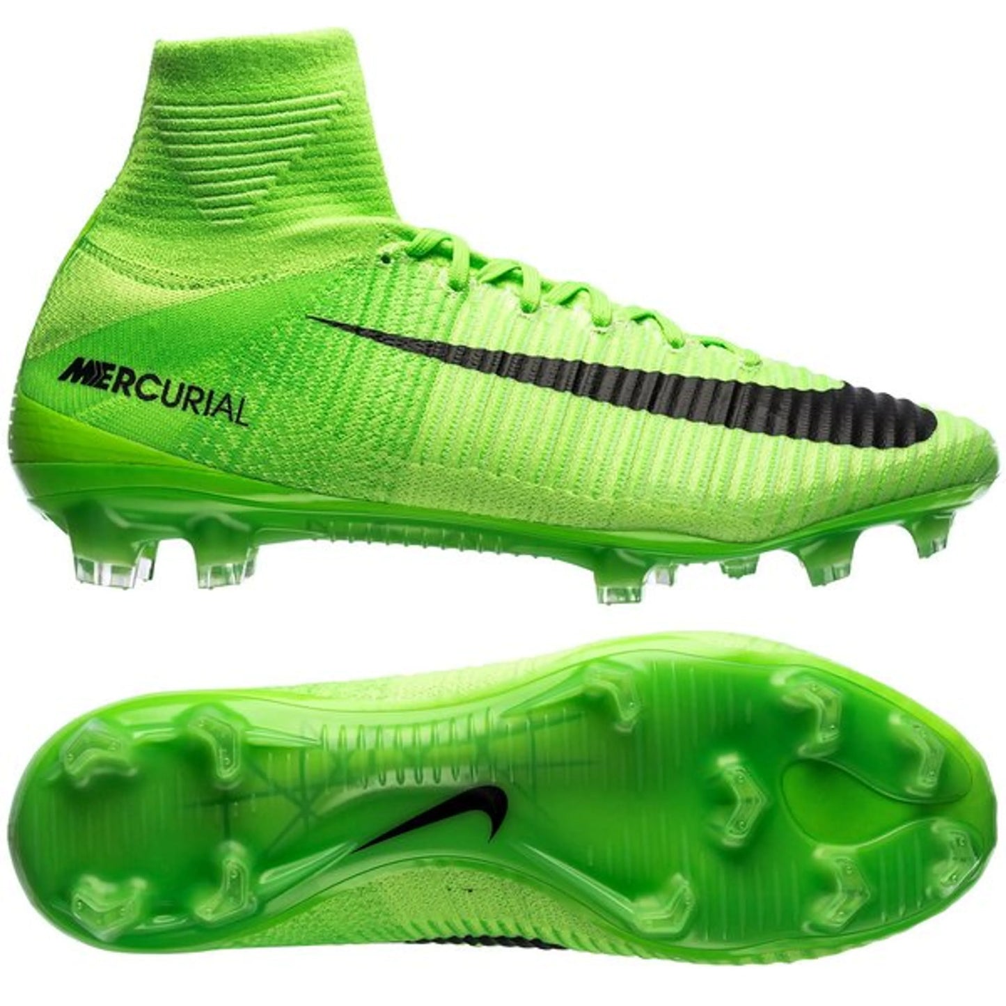 Nike Mercurial Superfly V FG Radiation Flare - Green/Black