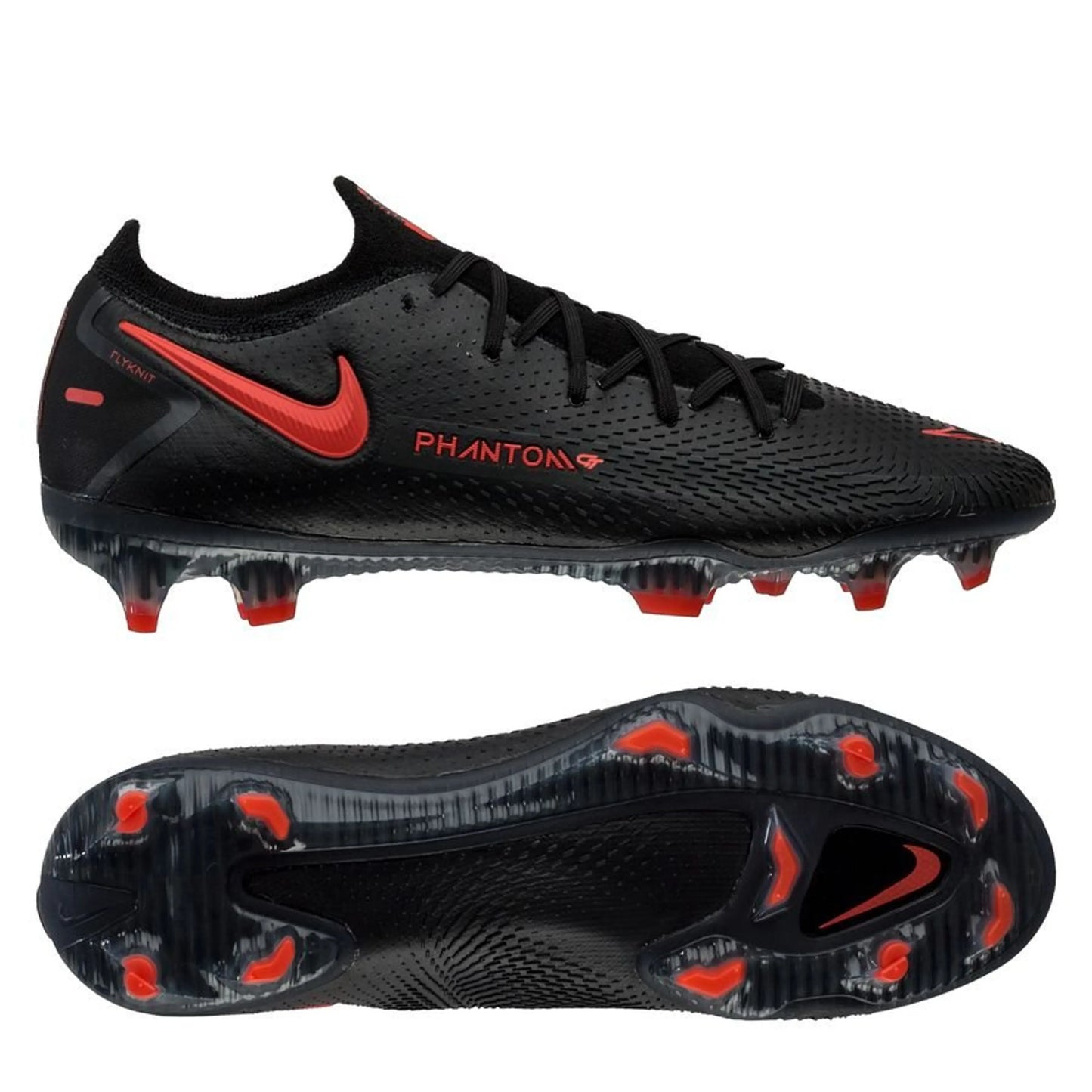 Nike Phantom GT Elite FG Black X Chile Red - Black/Red