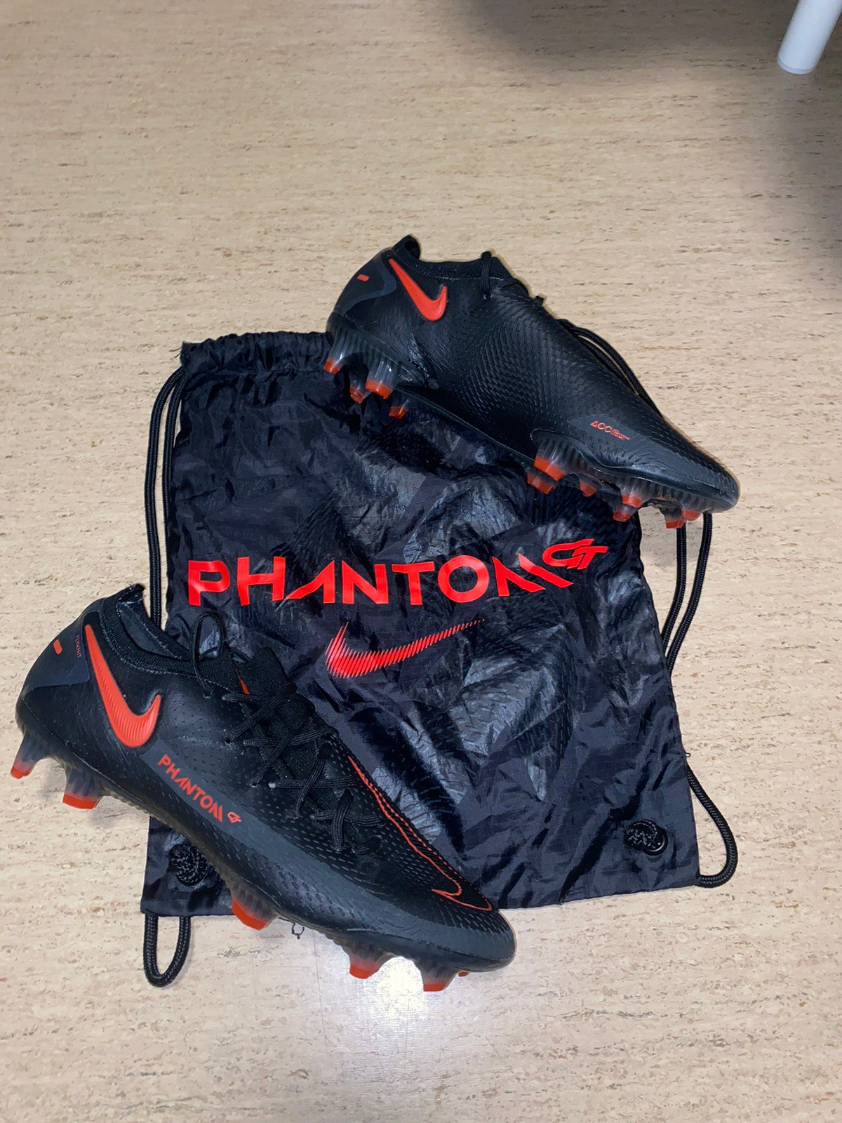 Nike Phantom GT Elite FG Black X Chile Red - Black/Red